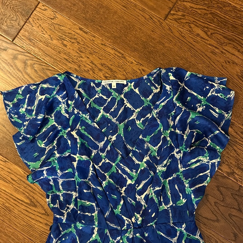 Pretty polyester print dress